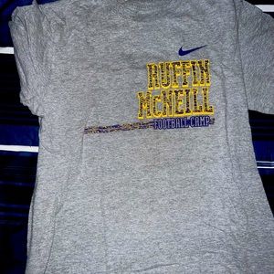 East Carolina University Ruffin McNeil football camp T-shirt Large